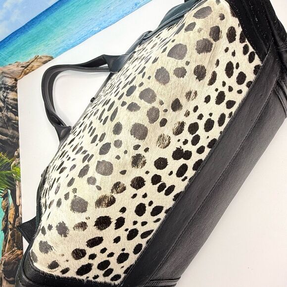 Chloé Alison East-West Tote – Pony Hair & Black Leather – Cream/Black - Picture 10 of 13